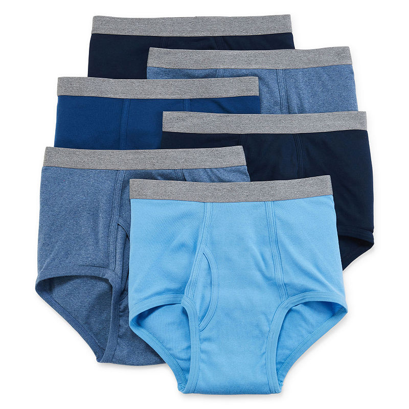 Stafford 6-Pk. Full-Cut Briefs, Mens, Size 44, Blue