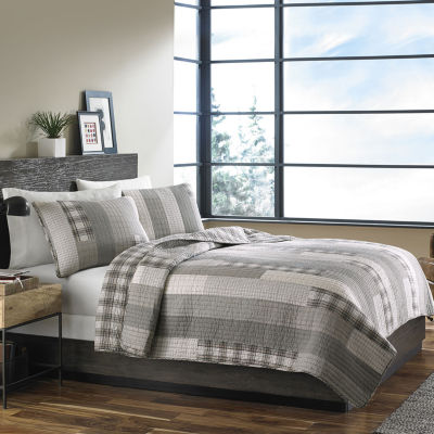 Eddie Bauer Fairview Grey Quilt Set Jcpenney Color Gray