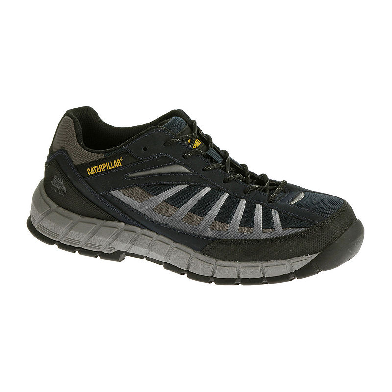 New Caterpillar CAT Infrastructure EH SteelToe Mens Work Shoes, Size 7