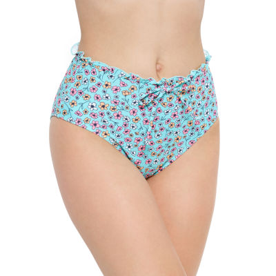 jcpenney high waisted swim bottoms