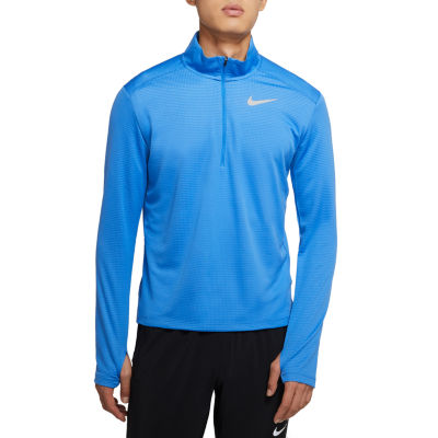 nike men's white quarter zip