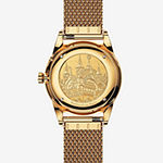 Filippo Loreti Mens Gold Tone Stainless Steel Bracelet Watch 40001