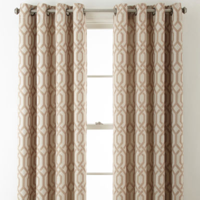 JCPenney Home Pasadena Blackout GrommetTop Curtain Panel JCPenney