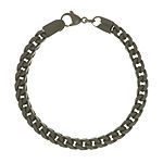 Stainless Steel 8 1/2 Inch Solid Wheat Chain Bracelet
