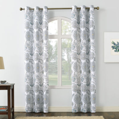 No 918 Valerie Janelle Light Filtering Grommet Top Single Curtain