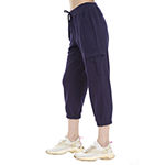 PSK Collective Womens Mid Rise Cinched Cargo Pant
