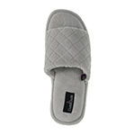 Cuddl Duds Quilted Terry Slide Womens Slip-On Slippers