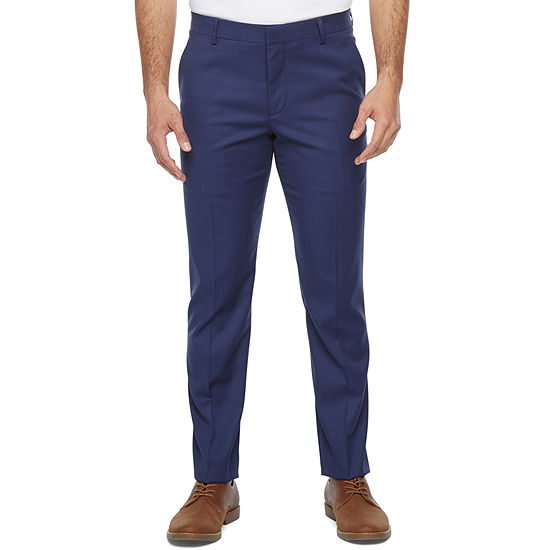 JF J.Ferrar Ultra Comfort Mens Super Slim Fit Suit Pants, Color: Bright ...