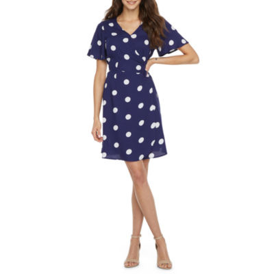 jcpenney polka dot dress