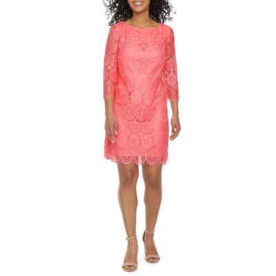 jessica howard lace sheath dress