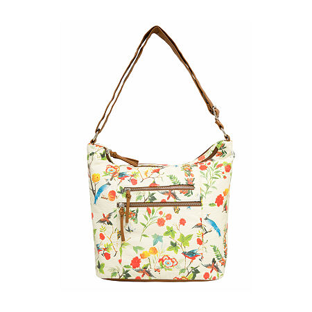 (55% OFF Deal) Bueno of California Printed Washed Shoulder Bag $33.69