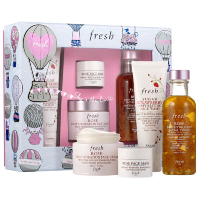 rose hydration skincare set