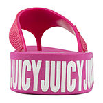 Juicy By Juicy Couture Womens Sandy Flip-Flops