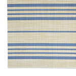 Design Imports French Blue Farmhouse Stripe Woven 6-pc. Placemats