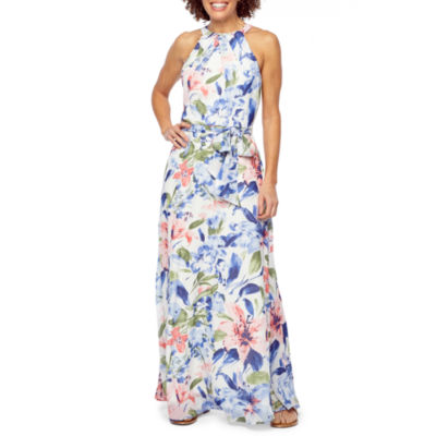 r & k originals sleeveless floral maxi dress