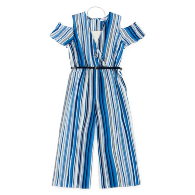 blue girls jumpsuit