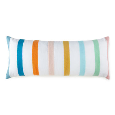 Home Expressions Chenille Stripe Body Pillow Color Multi Jcpenney