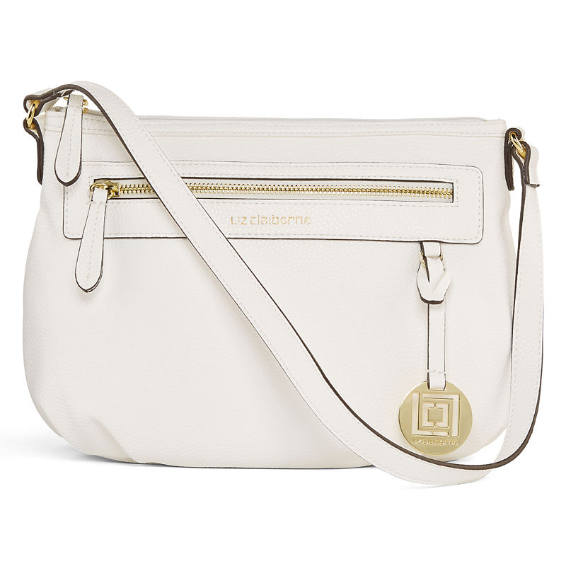 New Liz Claiborne Jess Top Zip Shoulder Bag