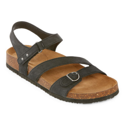 footbed sandals with ankle strap