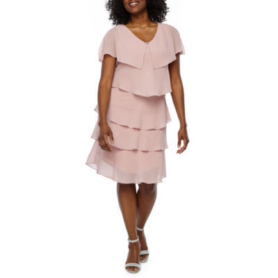 petite shift dress with sleeves