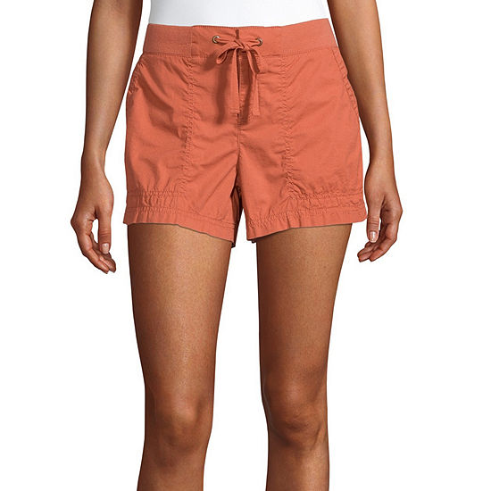 a.n.a Womens Mid Rise Pull-On Short
