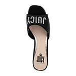 Juicy By Juicy Couture Womens Zazzle Heeled Sandals