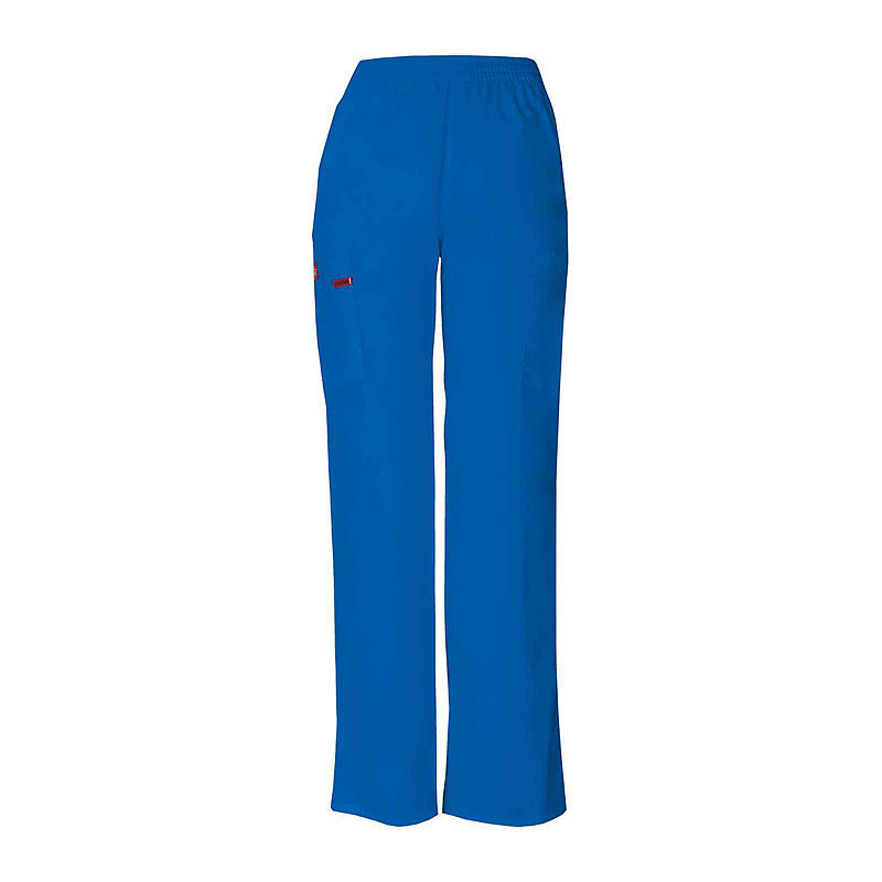 Dickies 86106 Womens Pull-On Scrub Pants-Tall, Size Large Tall, Blue