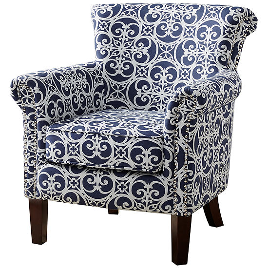 Madison Park Miro Accent Chair Color Navy Jcpenney