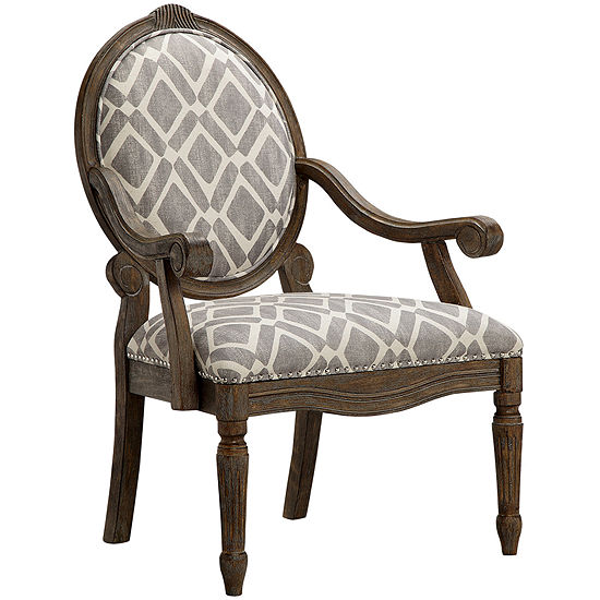 Madison Park Cole Accent Chair Color Grey White Jcpenney