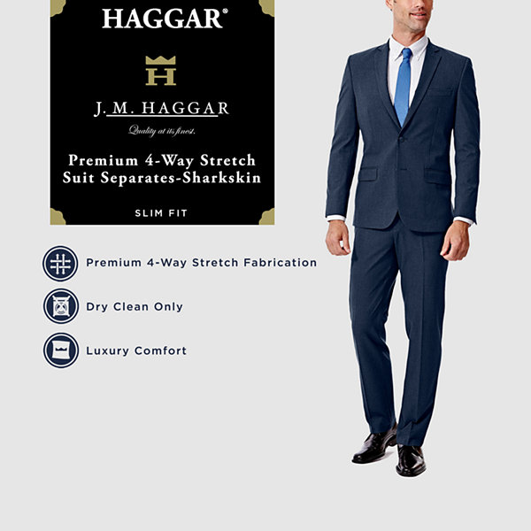 J.M Haggar®Mens 4 Way Stretcj Slim  Fit  Suit Separate Pant