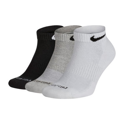 white nike socks low