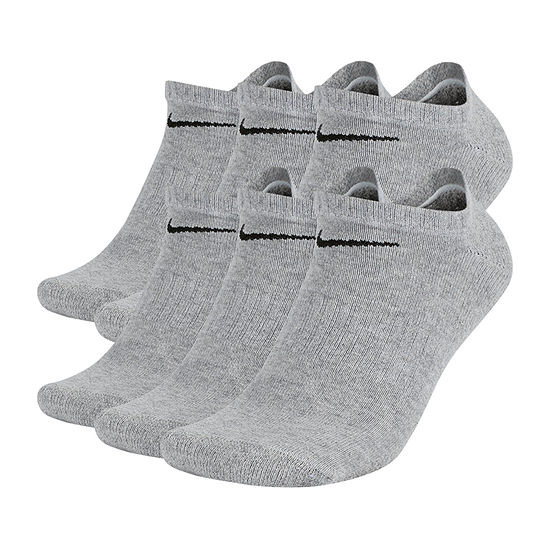 Nike 6 Pair No Show Socks-Mens, Color: Gray - JCPenney