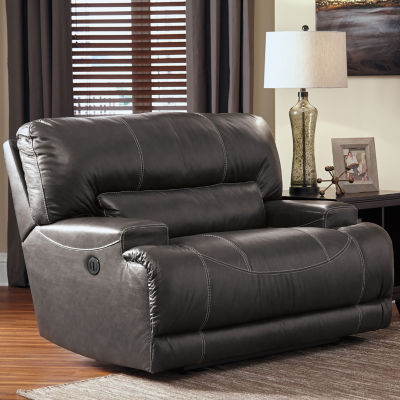 Signature Design By Ashley Mccaskill Oversized Leather Power