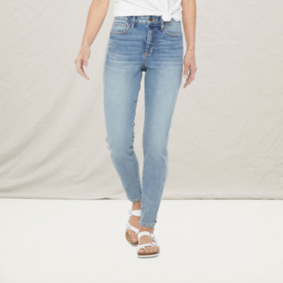 jcpenney ana skinny ankle jeans