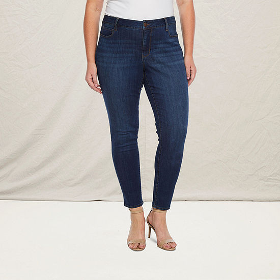 a.n.a-Plus Womens 5 Pocket Skinny Jean