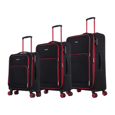 3 piece luggage set jcpenney