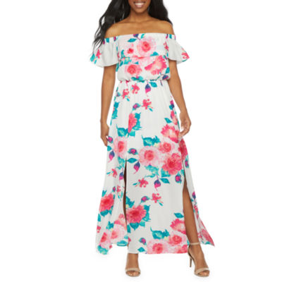 floral maxi dress jcpenney