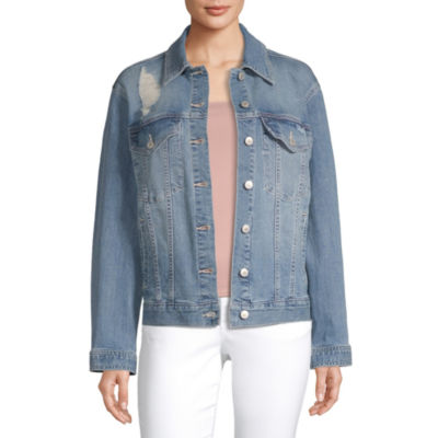 black jean jacket jcpenney