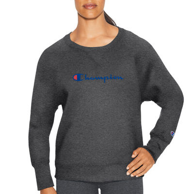 champion fleece crew sweatshirt