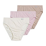Jockey® Elance® 3-pk. Cotton French-Cut Panties - 1485 Plus