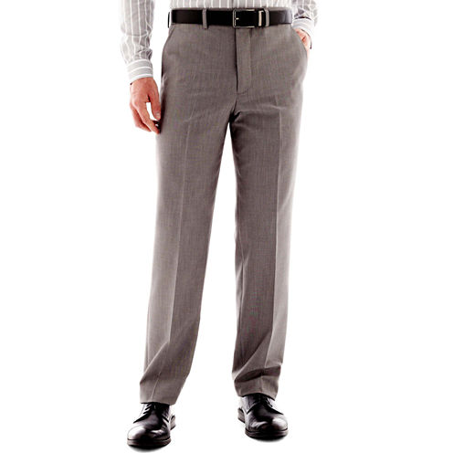 JF J. Ferrar® Slim-Fit Flat Front Suit Pants