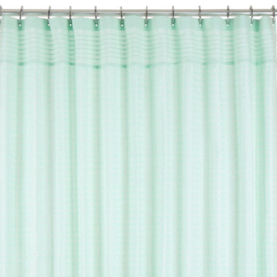 Jcp Everyday Kensington Shower Curtain Color Cool Aqua Jcpenney