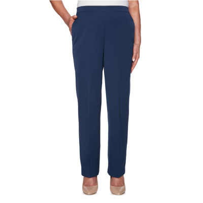 Alfred Dunner Cote D'Azure Womens Straight Pull-On Pants - JCPenney