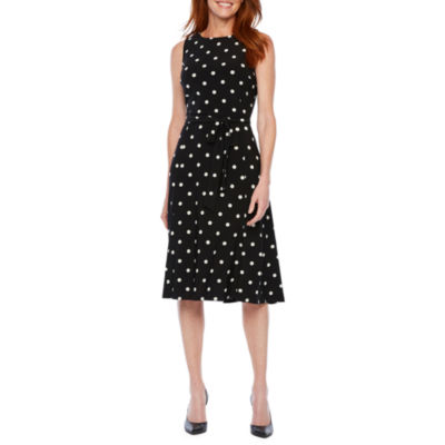 jcpenney polka dot dress