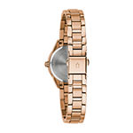 Bulova Sutton Womens Rose Goldtone Stainless Steel Bracelet Watch 97p151
