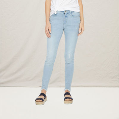 jcpenney ana skinny ankle jeans