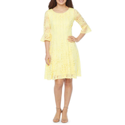 jcpenney yellow dress