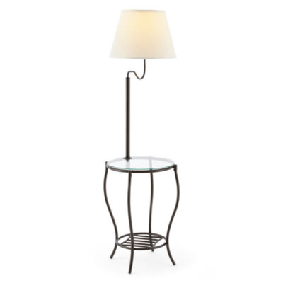Jcpenney Home Bronze Floor Lamp With Side Table