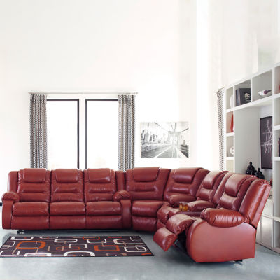 Signature Design by Ashley® Rustin 3-Pc Faux Leather Sectional
