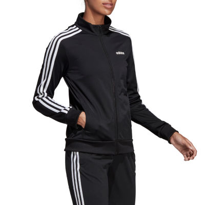 Adidas Track Jacket, Color: Black White 